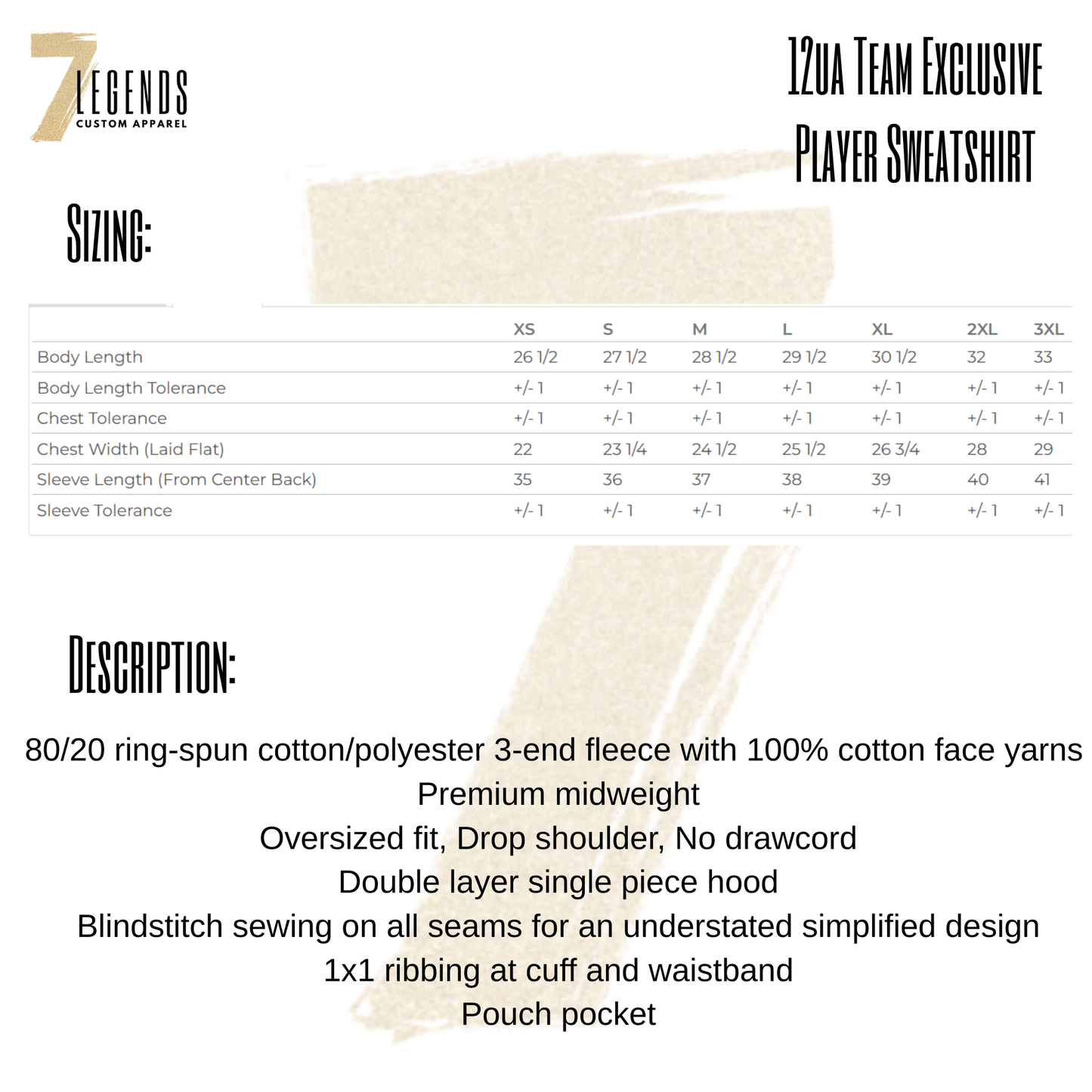 RH 12A Player Sweatshirt