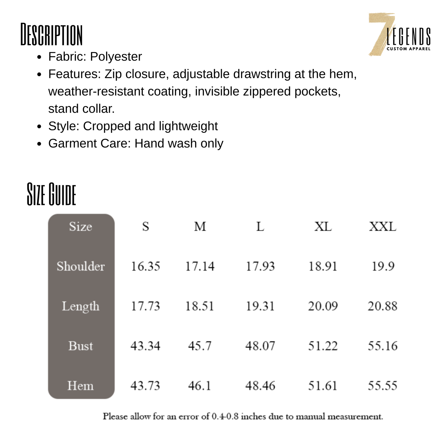 Wayzata Trojans Adult Cropped Vest