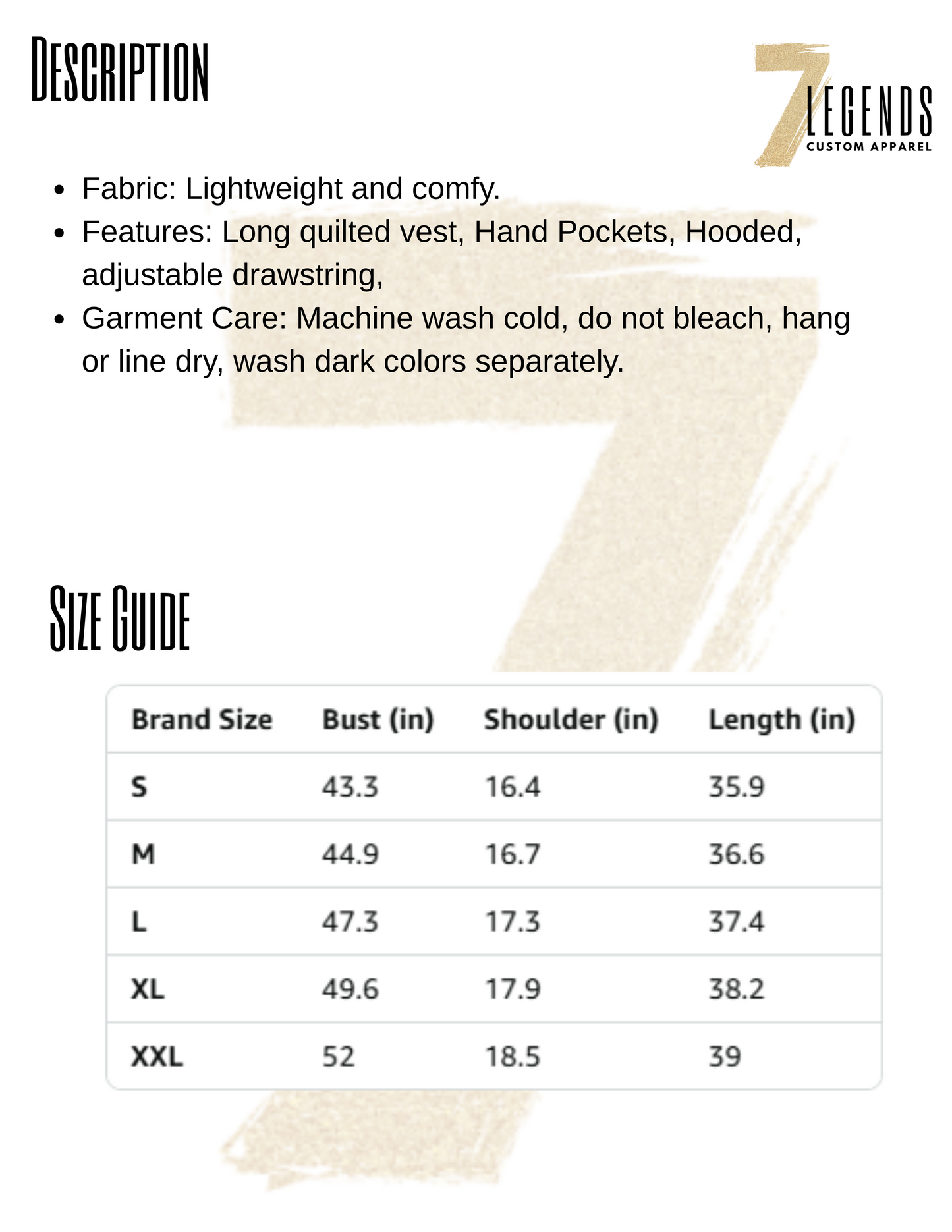 Rogers Royals Long Vest