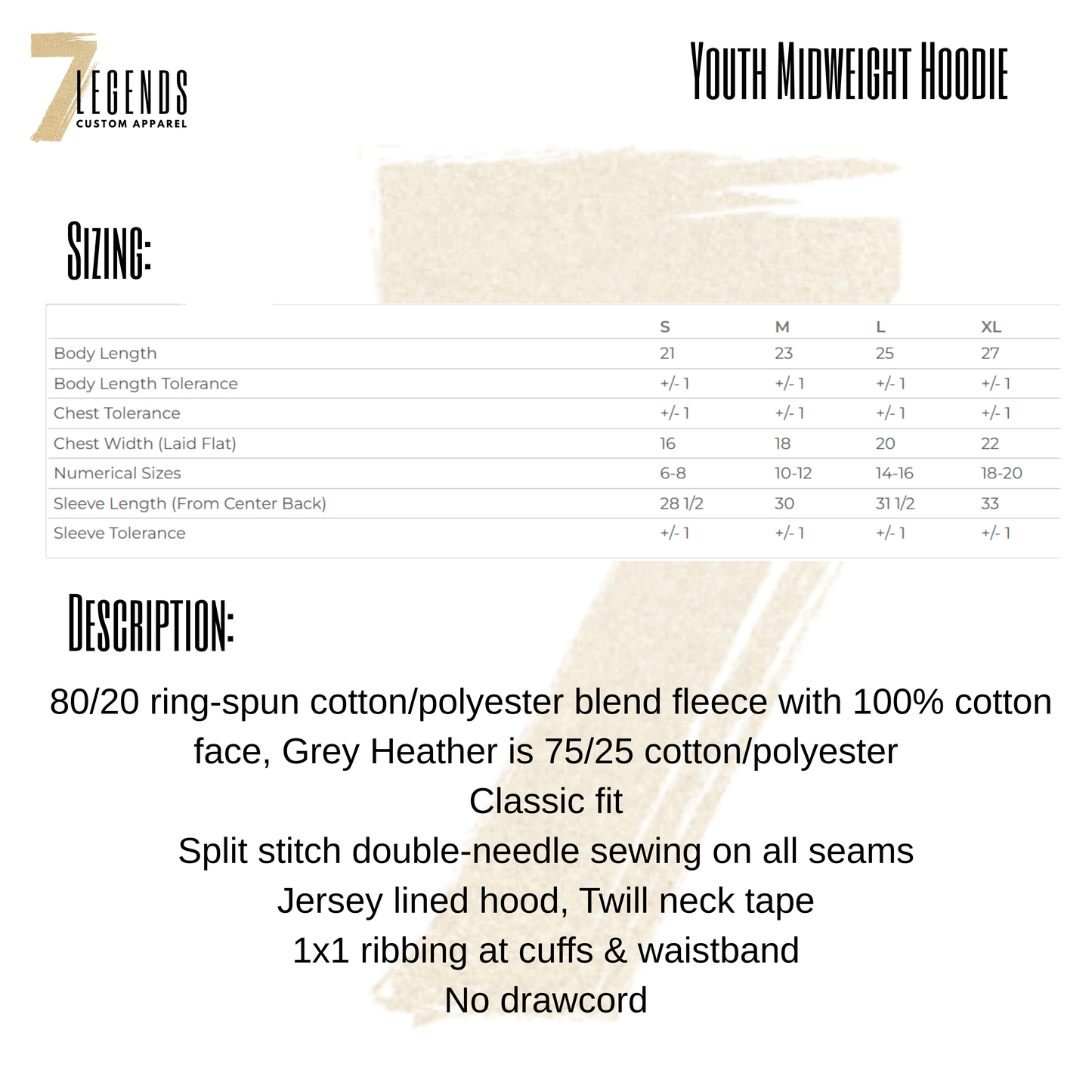 MN Knights Youth Midweight Hoodie