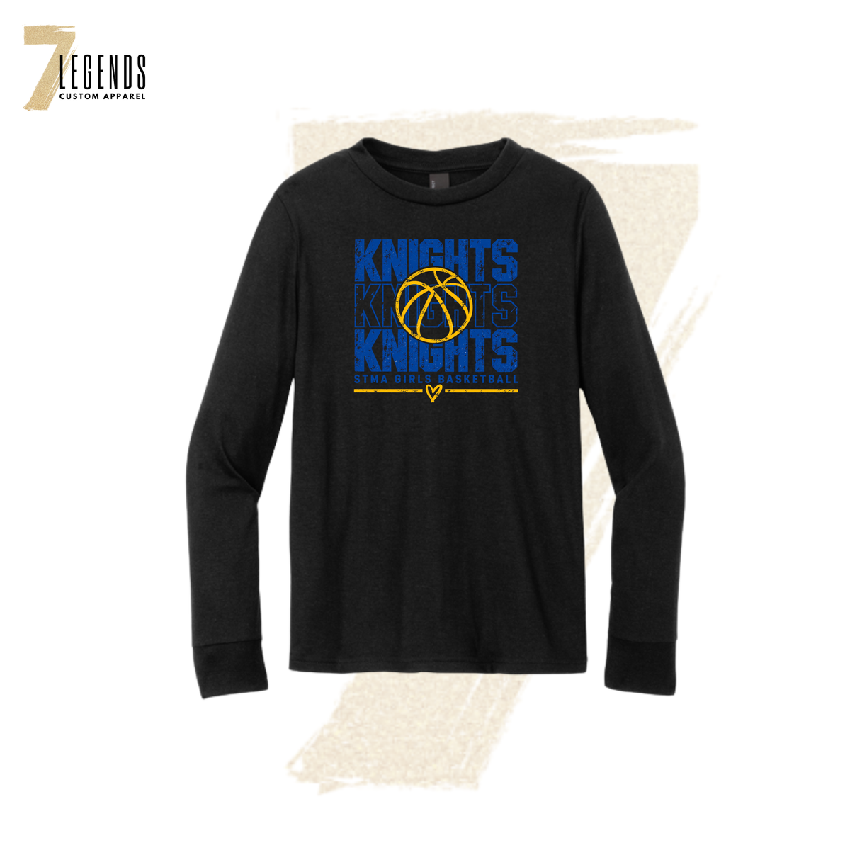 STMA 7B Girls BB - Knights Basketball Soft Tee