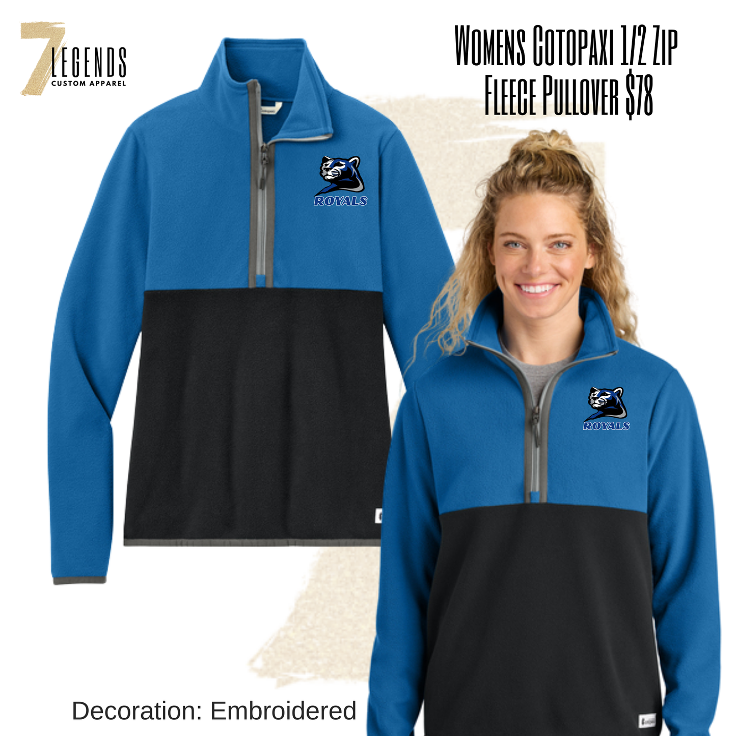 RR Womens Cotopaxi 1/2 Zip Fleece Pullover