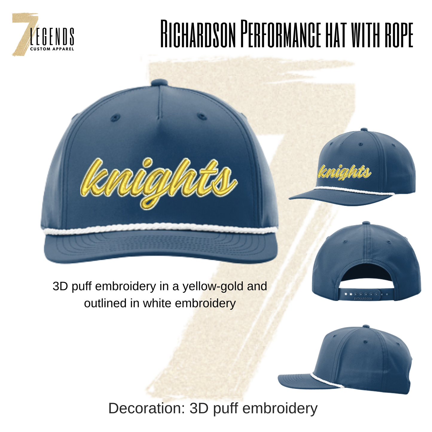 Richardson Performance Hat with Rope
