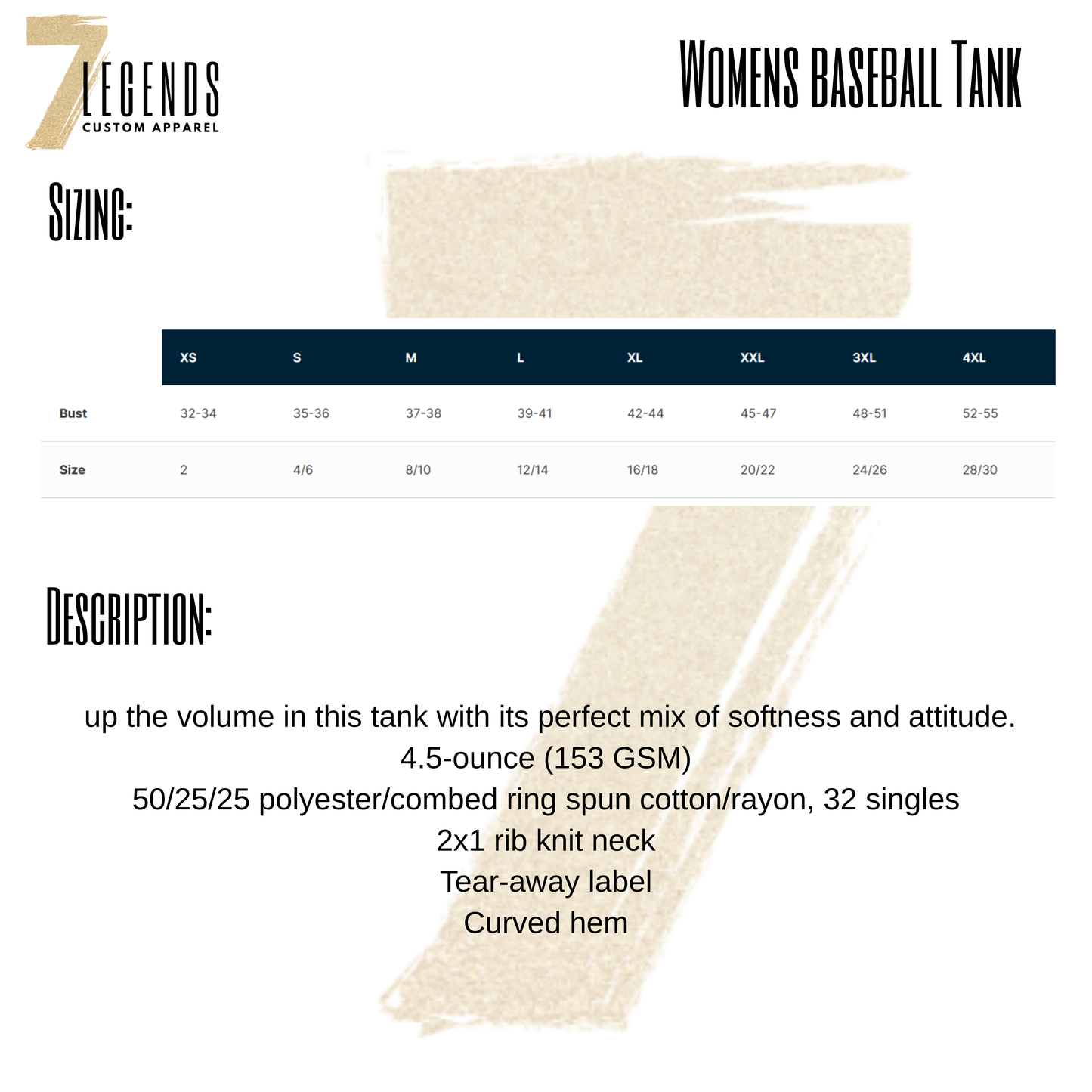 STMA Knights Baseball Womens Tank