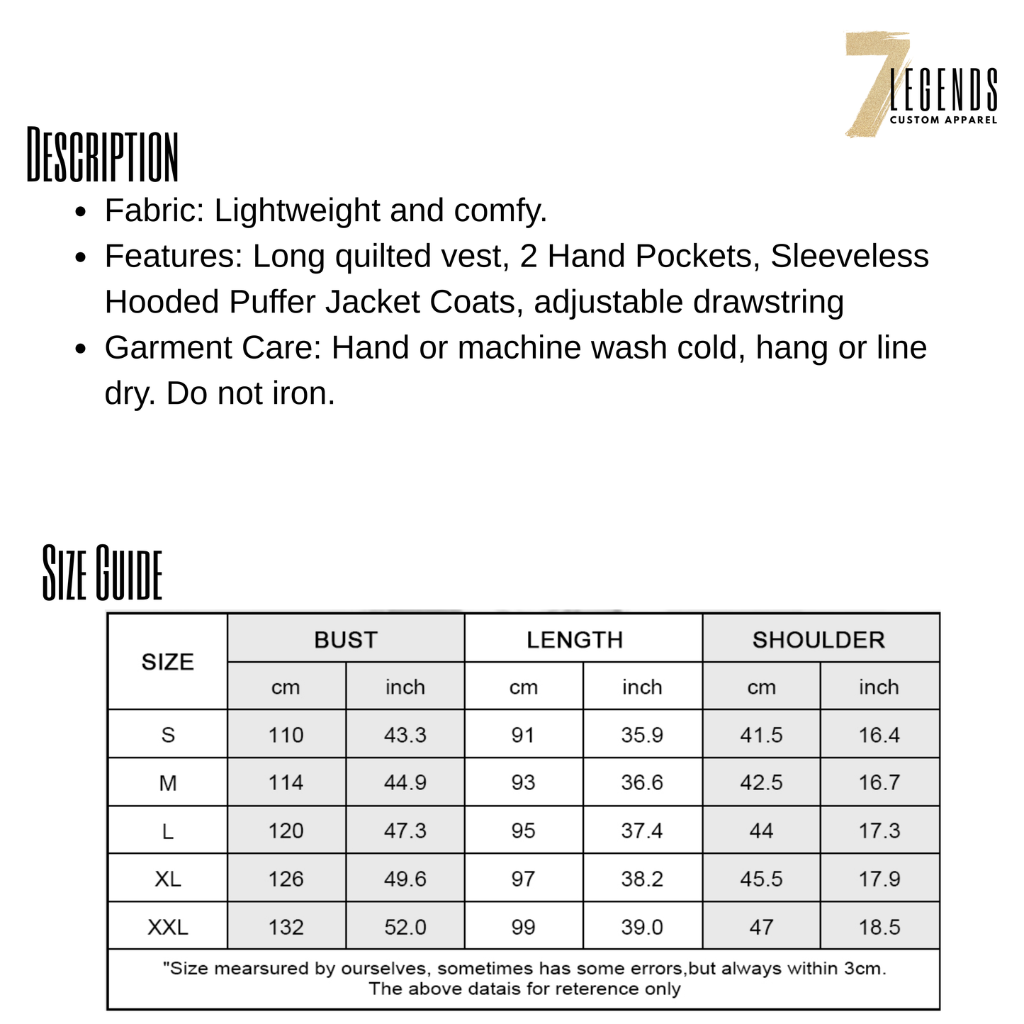 STMA Basketball - Blue Knights Standard Long Vest
