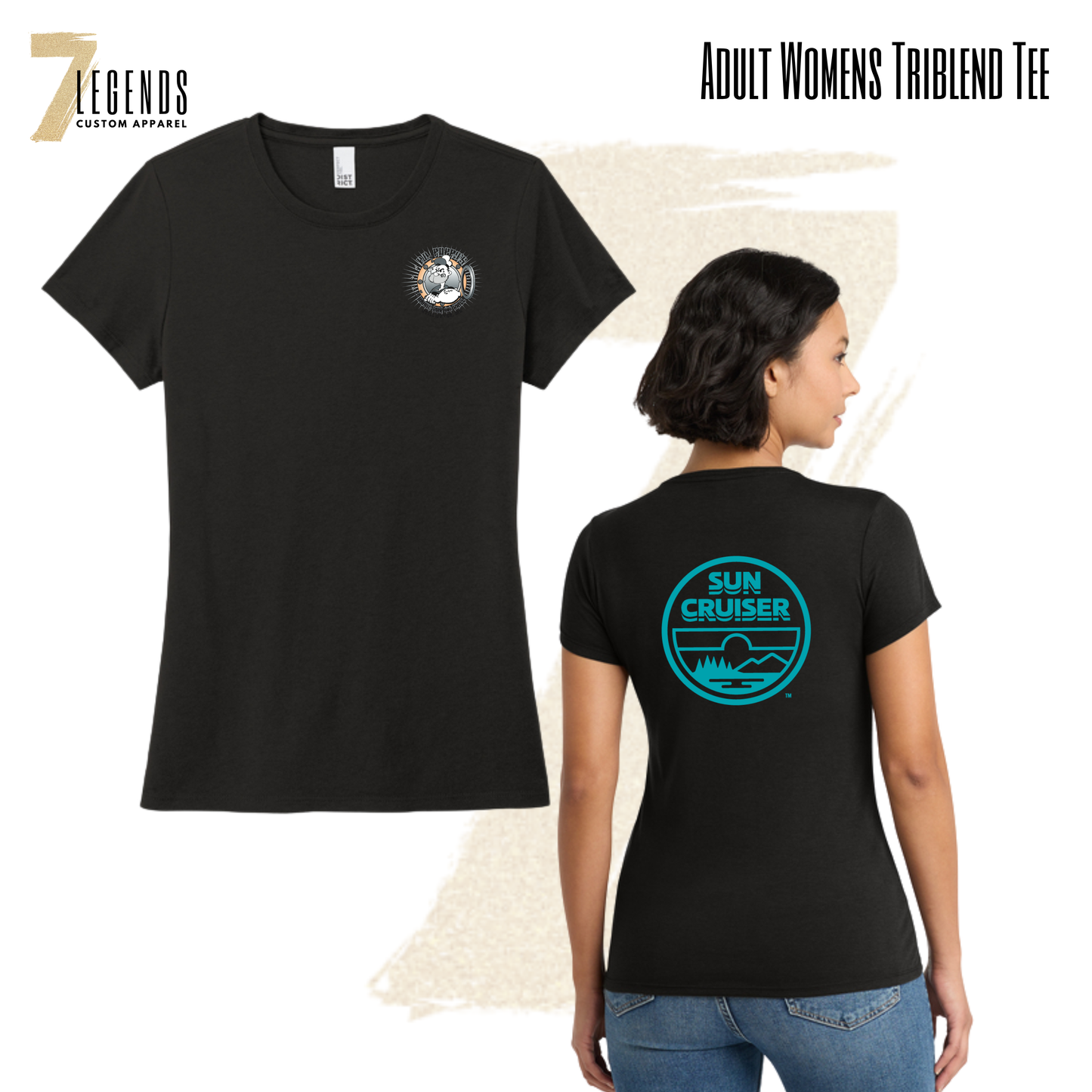 Adult Womens Tshirt; custom