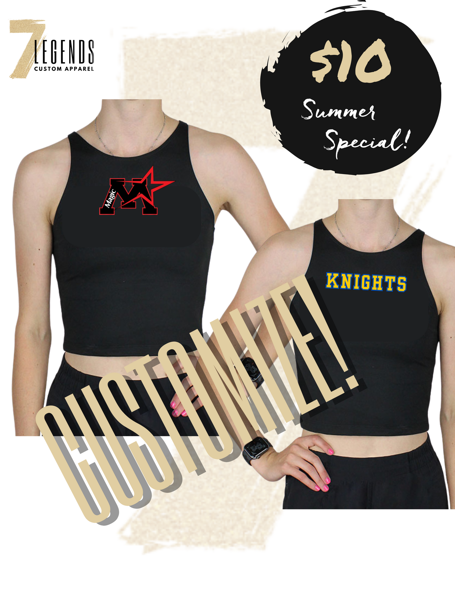 Black Tank Summer Special - Pick Your Design!