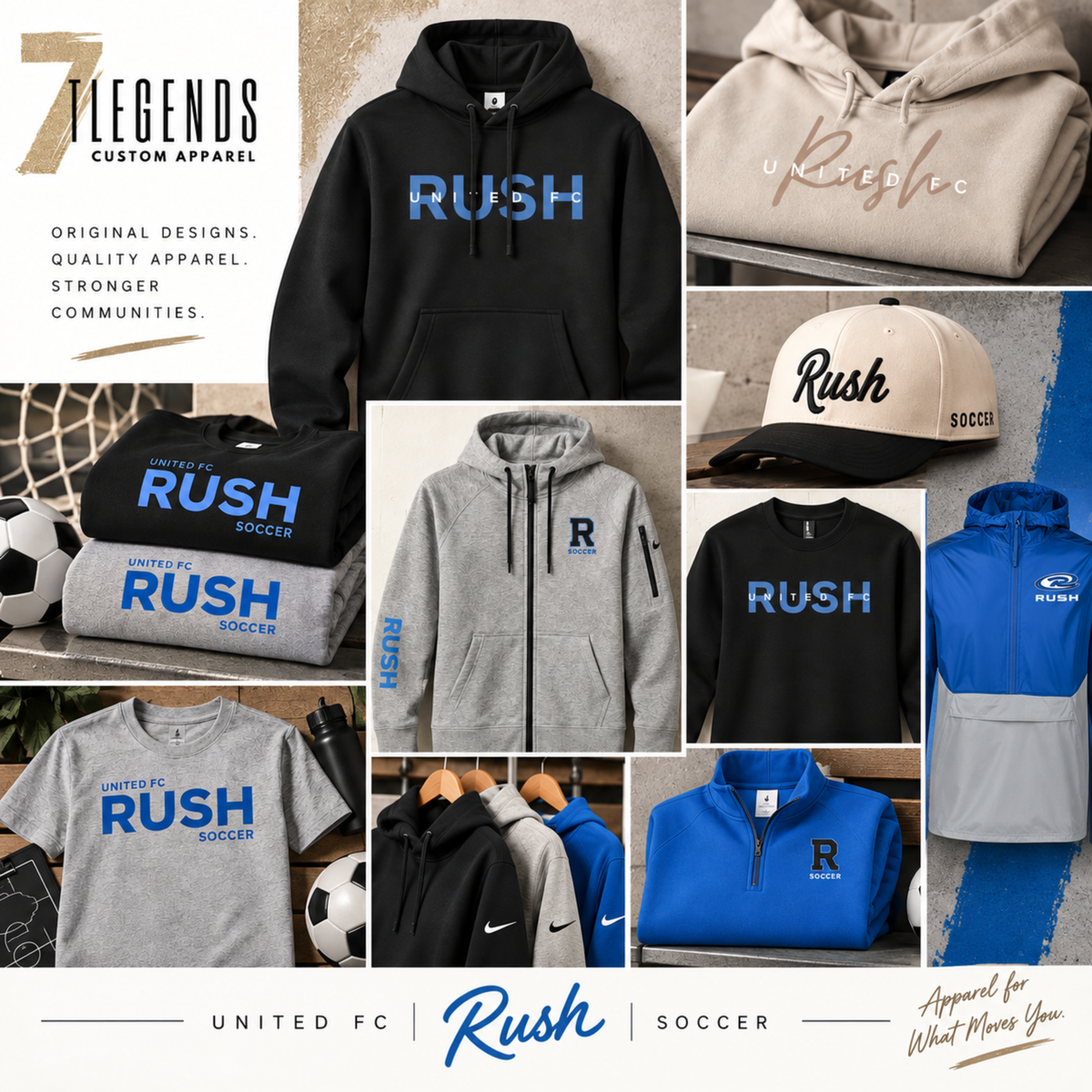 United FC Rush Soccer Apparel
