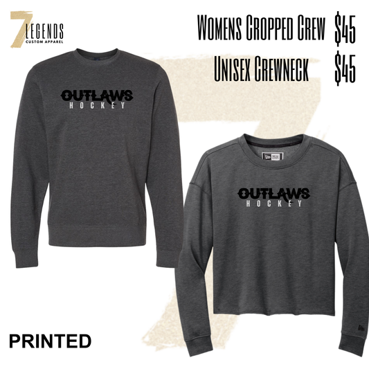 Outlaws Hockey Grey Crew