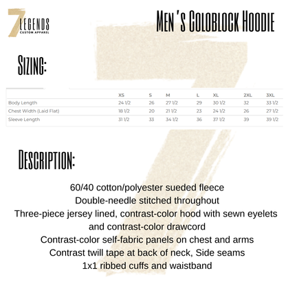 RH 12A Men's Colorblock Hoodie