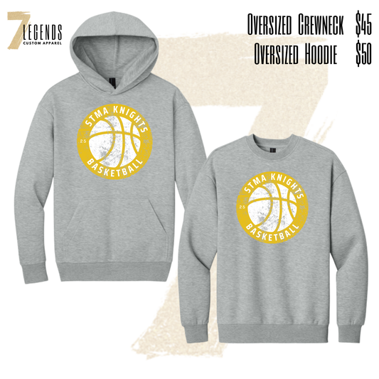 Knights Basketball Adult Oversized Retro