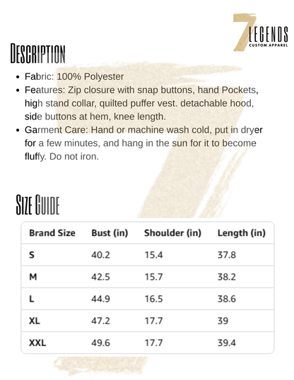 RiverHawks Long Vest