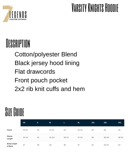 Varsity Knights Hoodie Adult