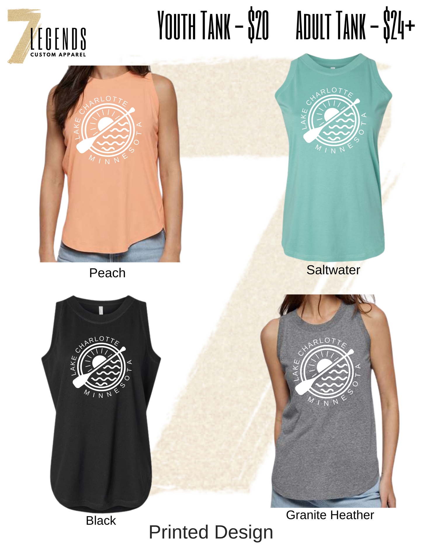 Circle Design Tank Top