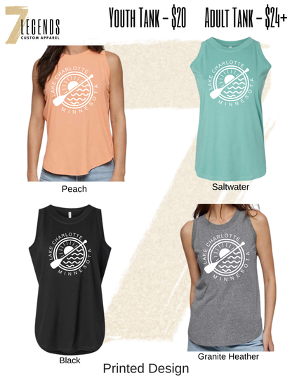 Circle Design Tank Top