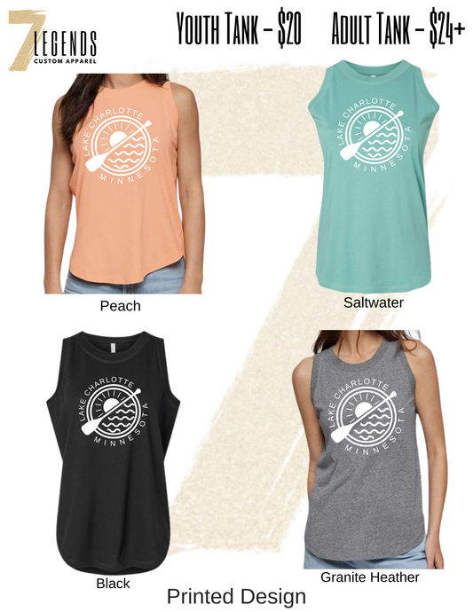 Circle Design Tank Top