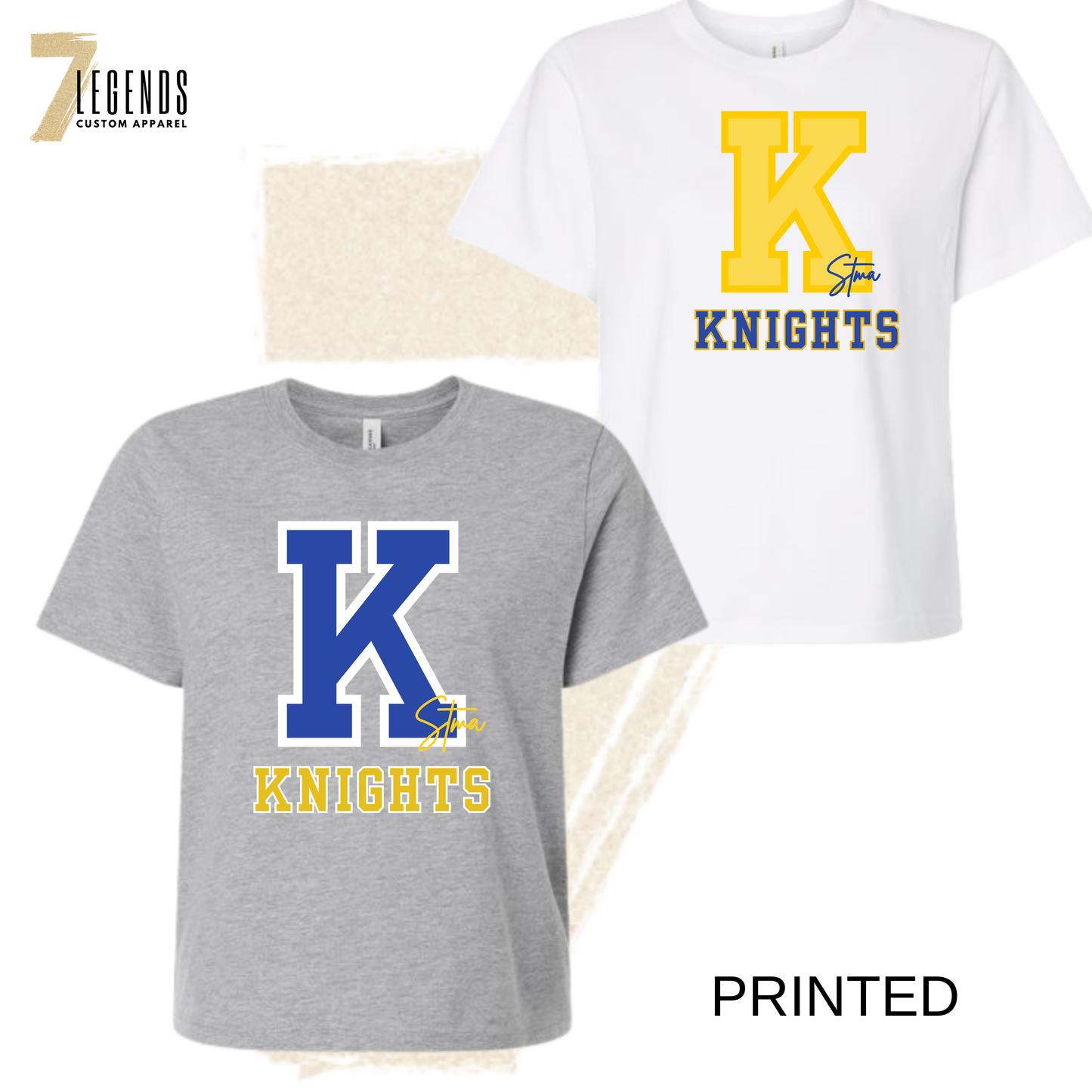 Women's Boxy Big K Script Tee