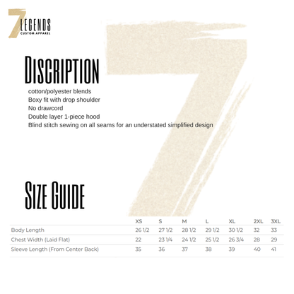 RIverHawk Oversized Black Hoodie