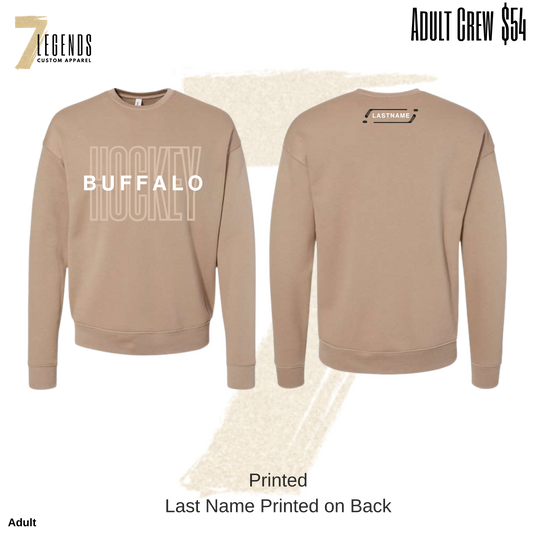 Buffalo Adult Tan Crewneck