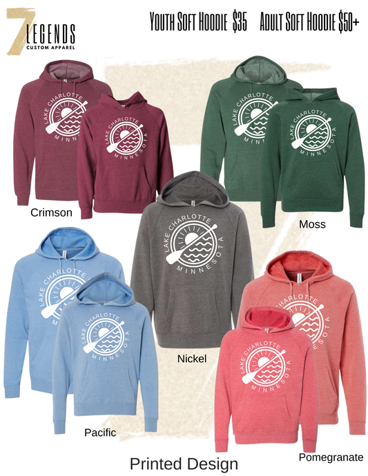 Circle Design Soft Hoodies