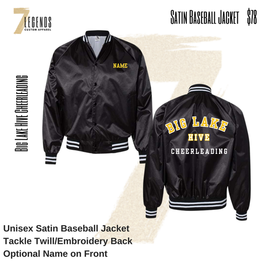 Satin Baseball Jacket