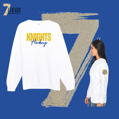 STMA Hockey Crewneck with sleeve logo