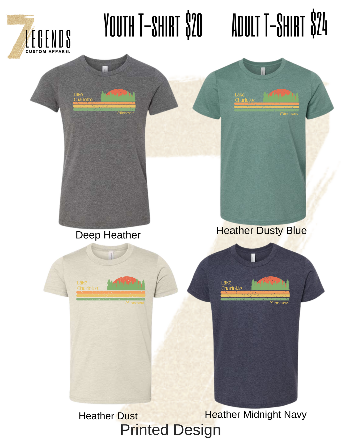 3 Line Design T-Shirt