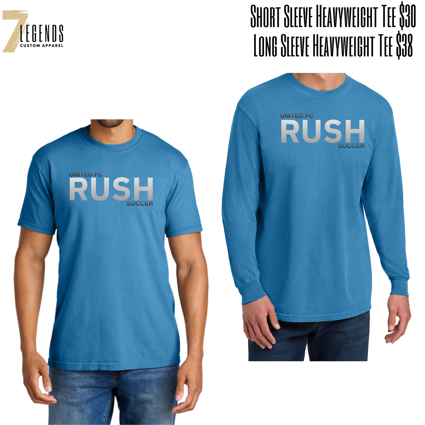Blue Heavy Weight Tees