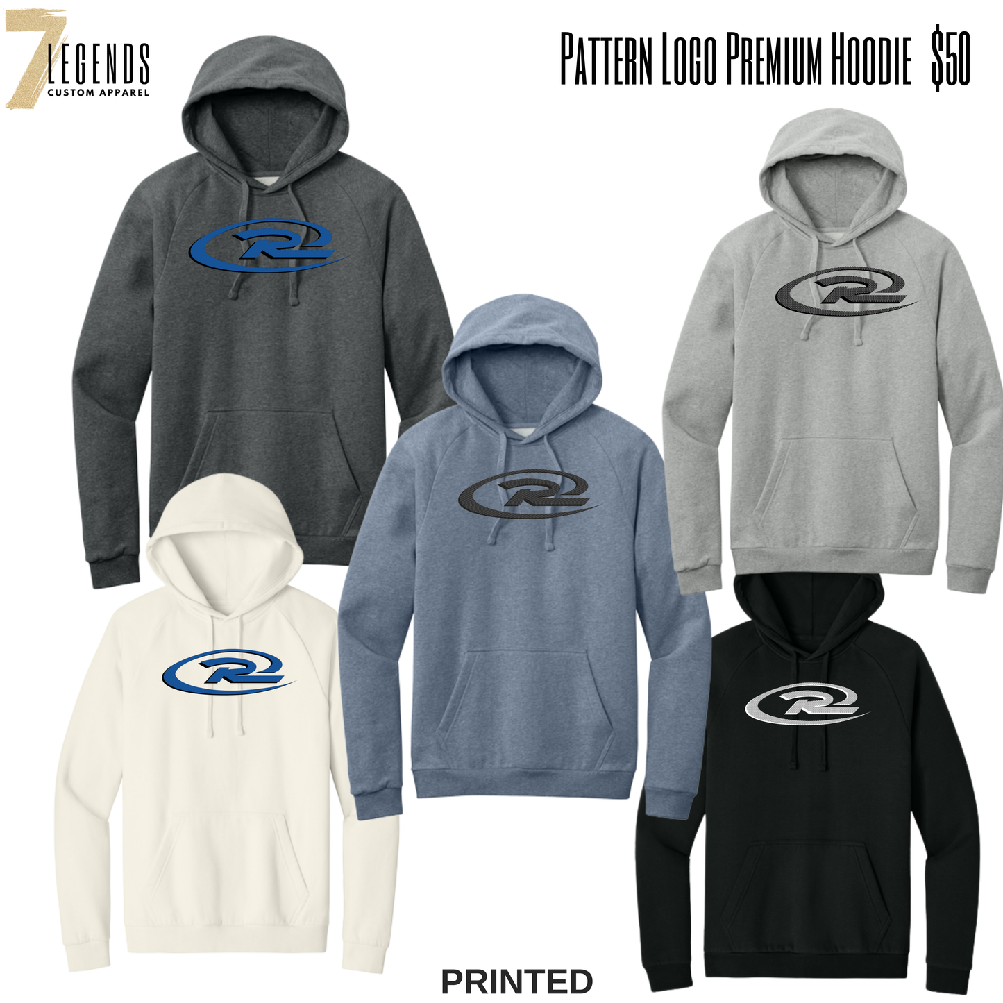 Pattern Logo Premium Hoodie