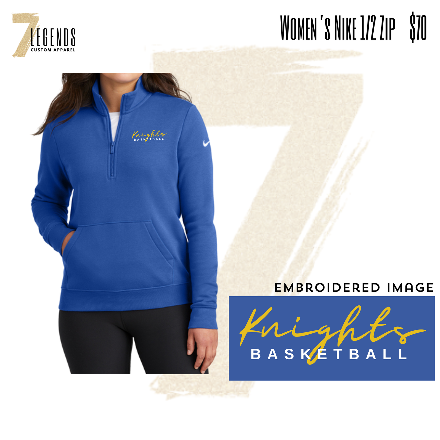STMA Basketball Women's Nike 1/2 Zip