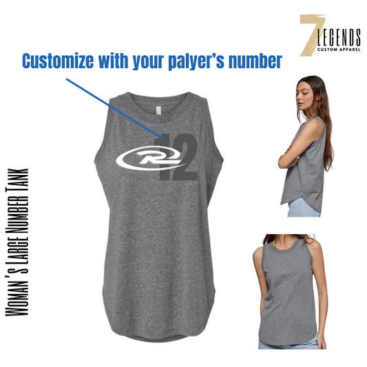 Woman's Player's Number Tank