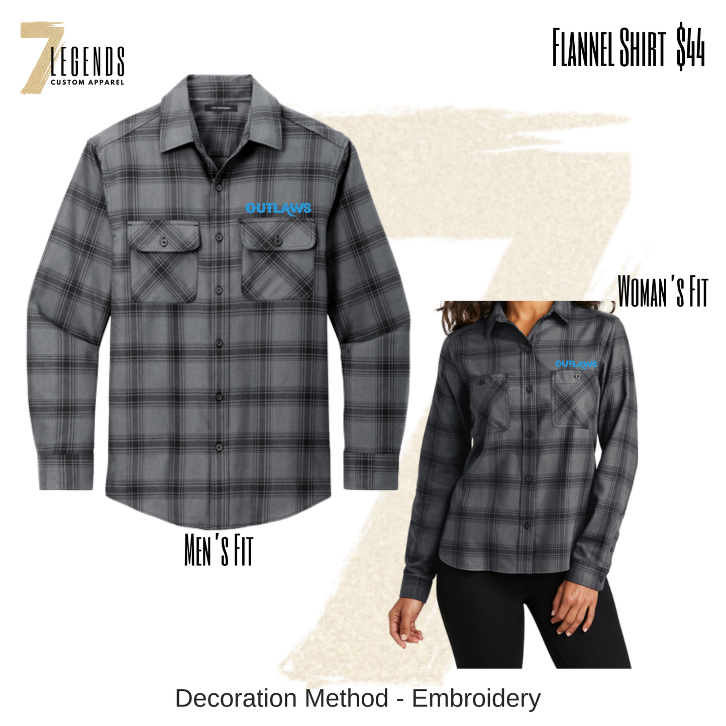 Button Down Flannel Shirt