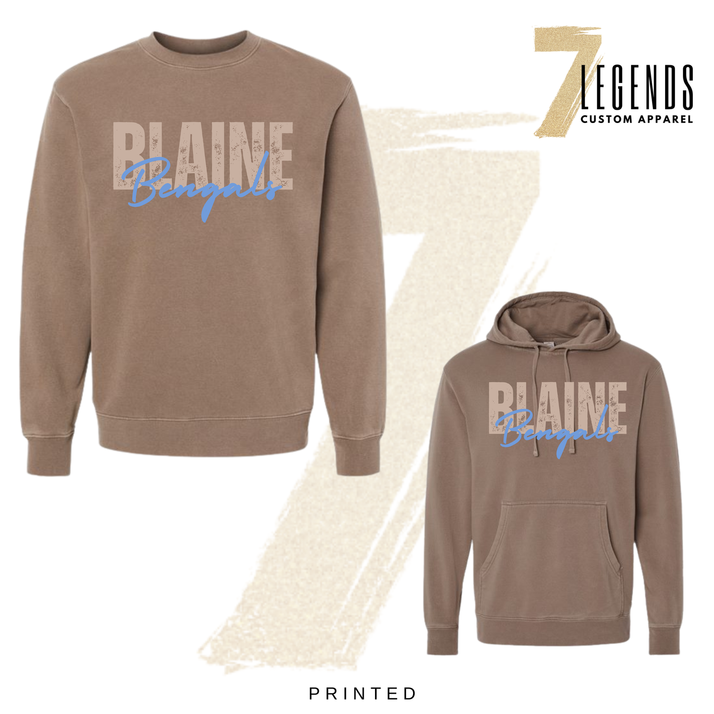 BF Brown Blaine with Script
