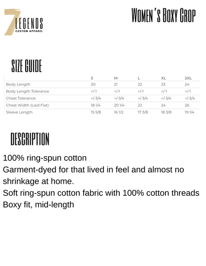 Women's Boxy Modest Crop T-shirt