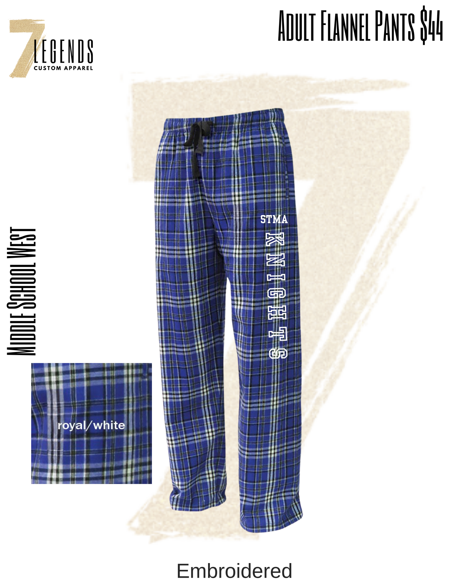 Adult Flannel Pants