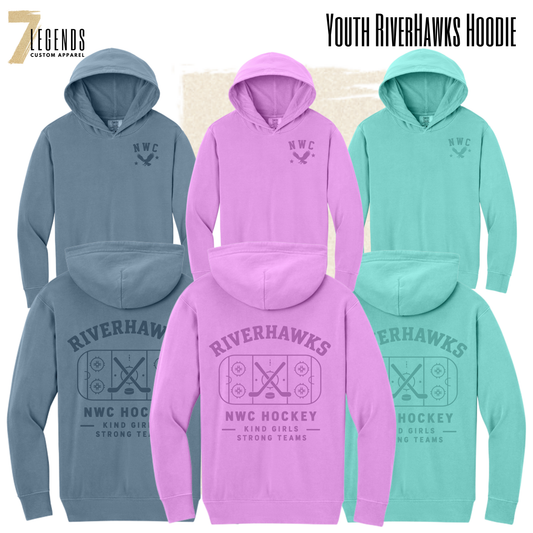 Youth RiverHawks Color Hoodie