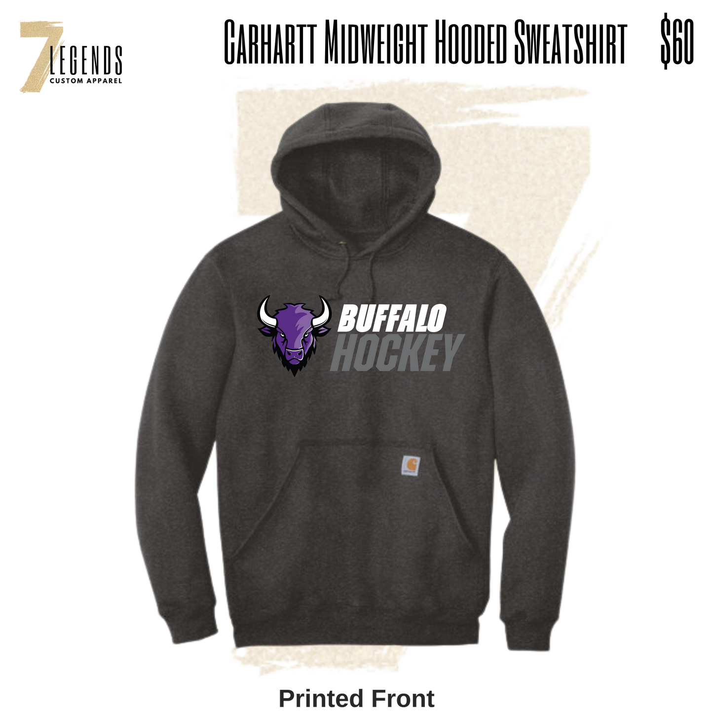 Buffalo Carhartt Midweight Hooded Sweatshirt