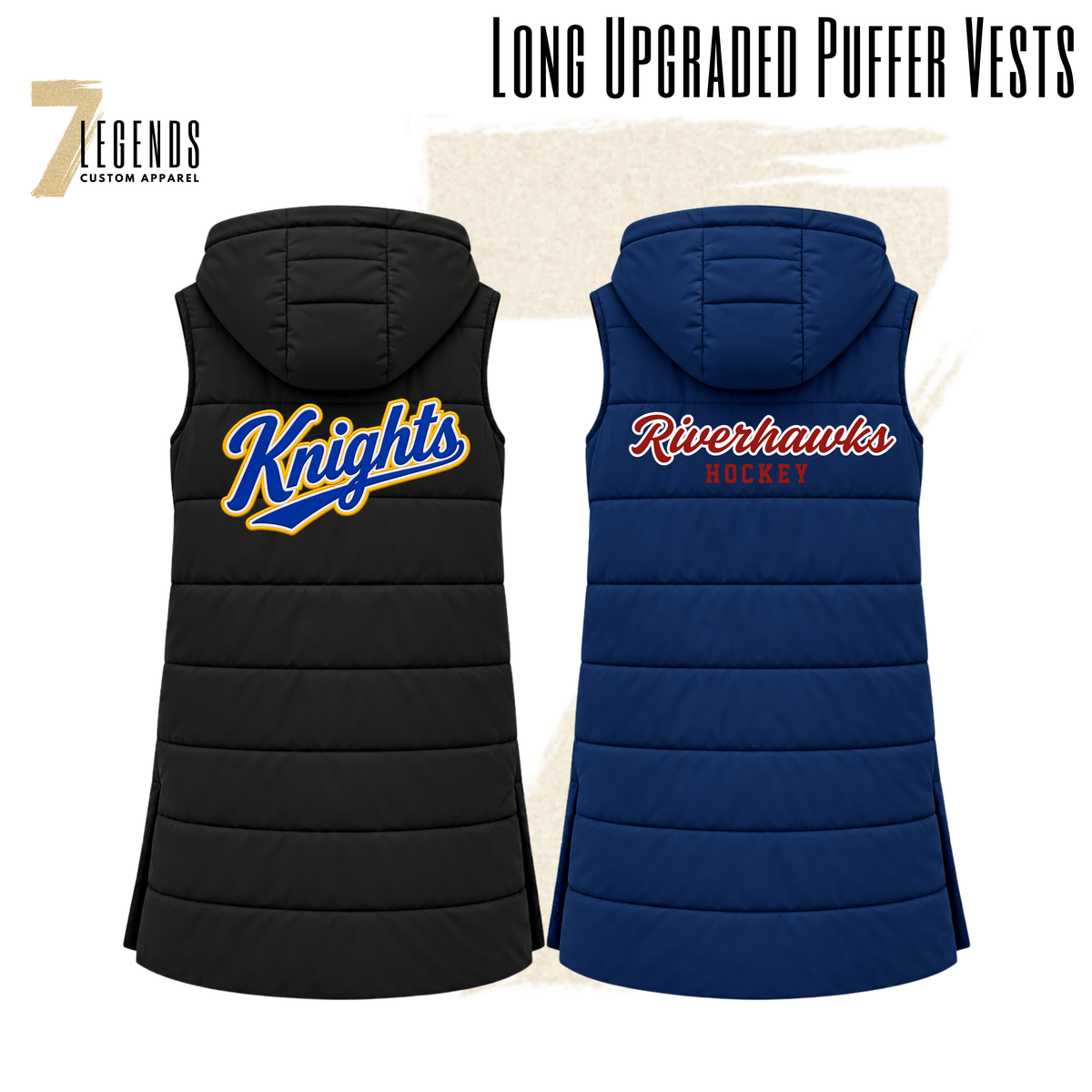 Upgraded Long Puffer Vests