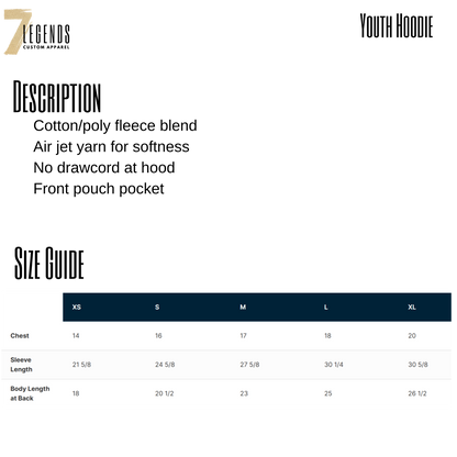 RH 10U B Red Youth Hoodie