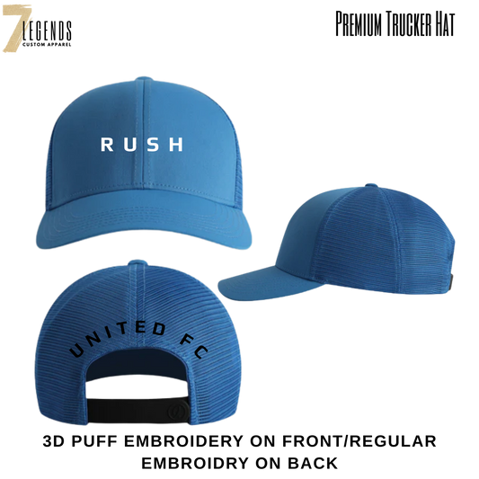Premium Blue Trucker hat