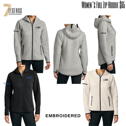 Ladies Full Zip Hoodie