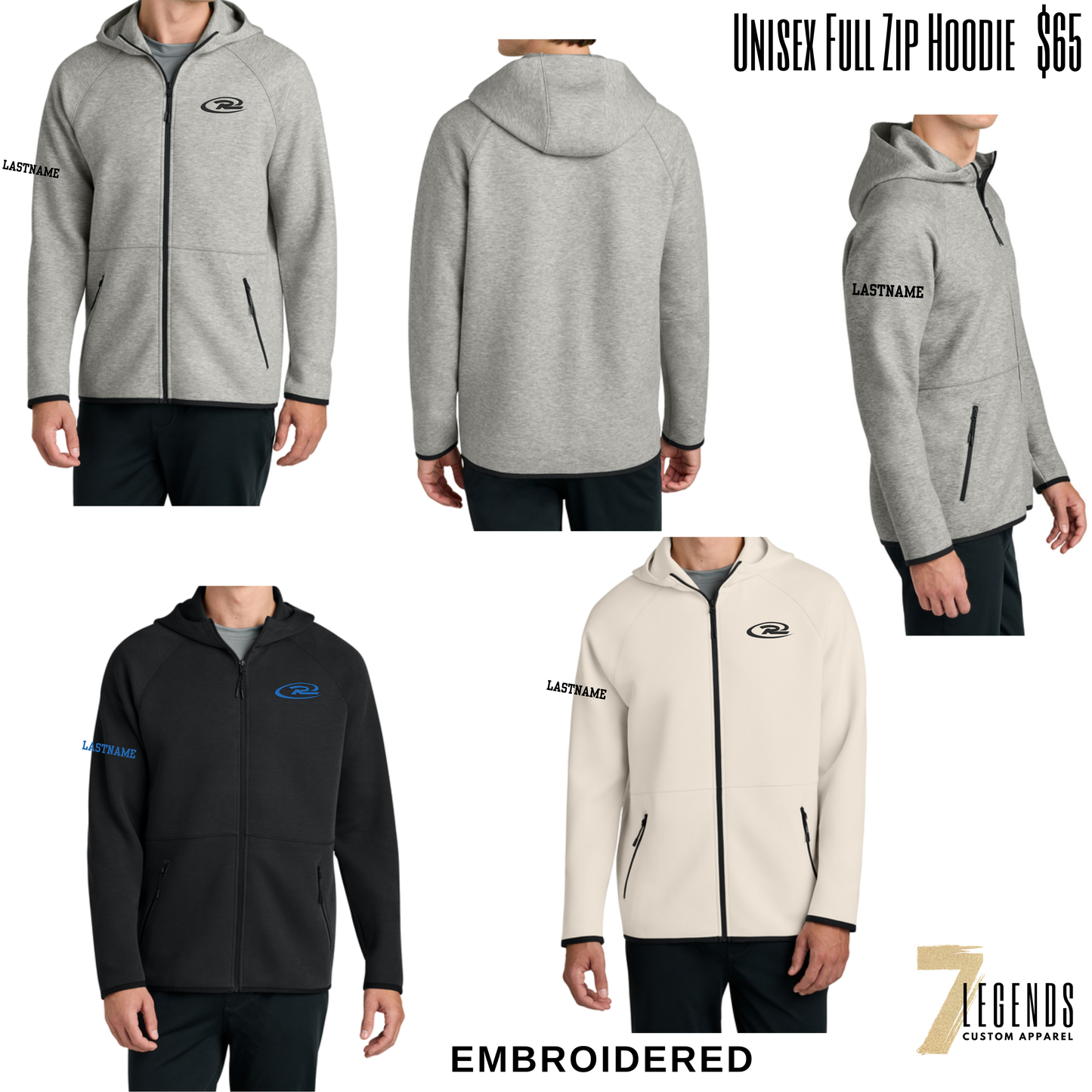 Unisex Full Zip Hoodie ST