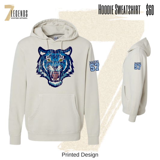 Blaine Bengal Football Hoodie