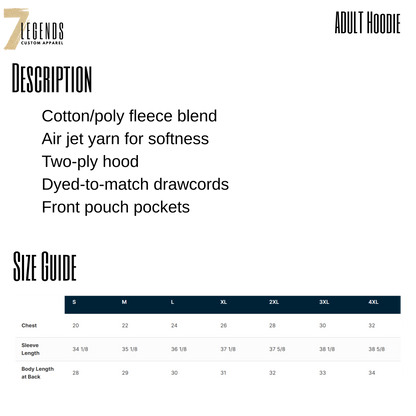 RH 10U B Red Adult Hoodie