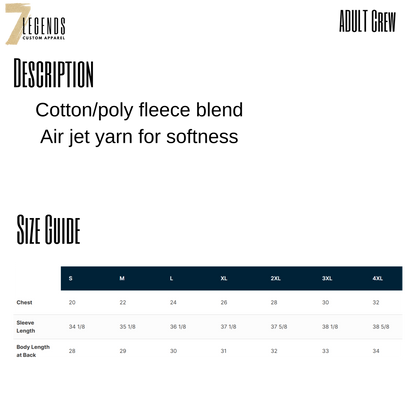 RH 10U B Red Adult Crewneck