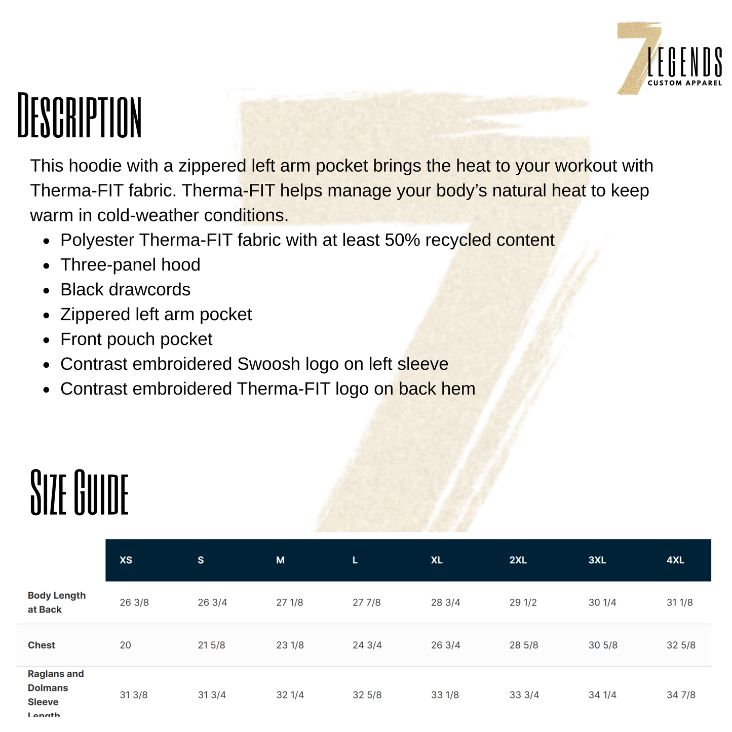 Buffalo Nike Adullt Therma-FIT Pocket Pullover Fleece Hoodie