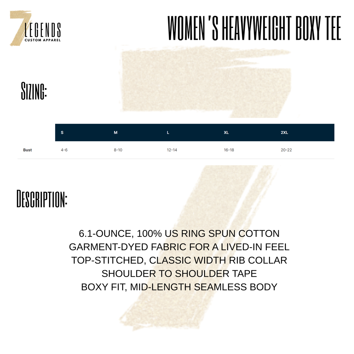 Ambush Cheer Women's Heavyweight Boxy Tee