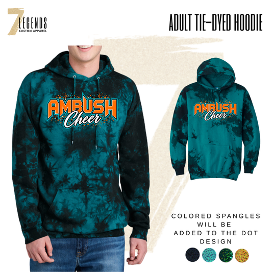 Ambush Cheer Adult Tie-Dye Hoodie