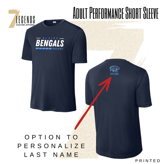 Adult Performance Short Sleeve