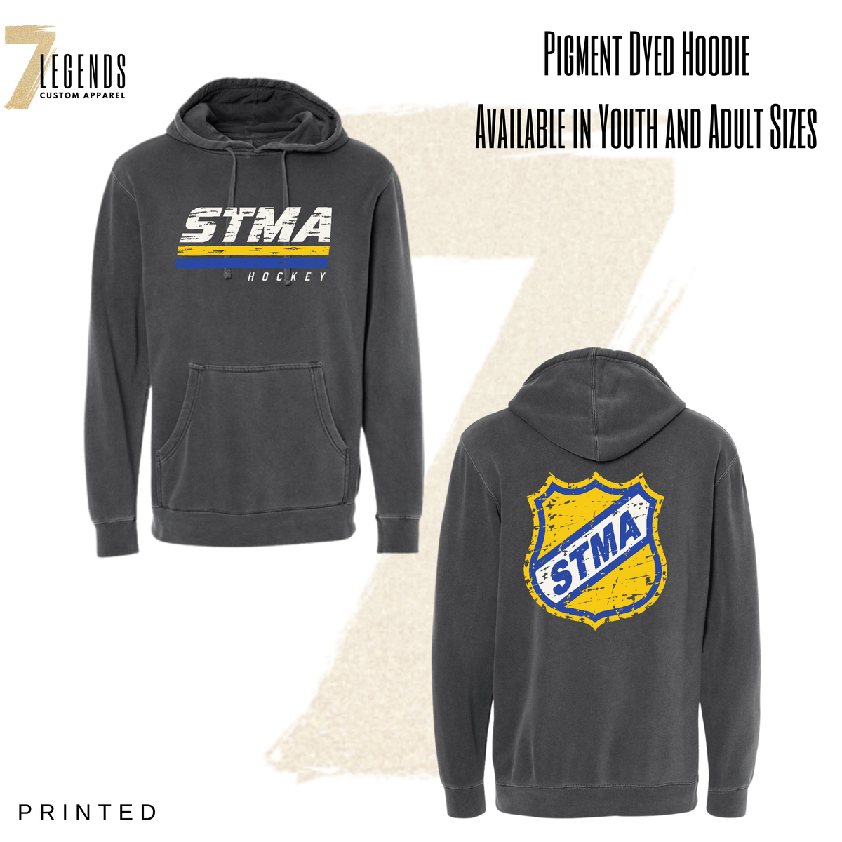 STMA Premium Pigment Dyed Hoodie